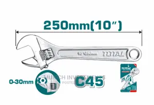 Total Adjustable Wrench 10"