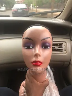 Plastic Long Head Mannequin for Wigs,Hats Etc
