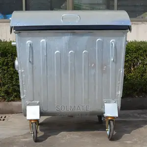 1100 Litre Industrial Galvanized Skip Bin