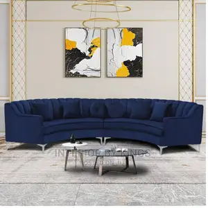 U-Shaped Fabric Sofa Can Come in Colors