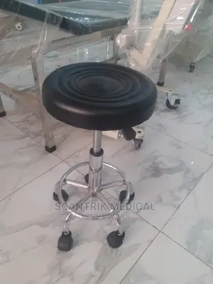 Lab Stool With Back Support
