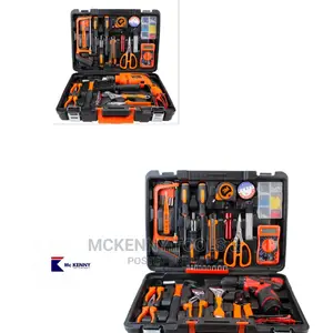 Germany Tools Box Kit With Electric/ Cordless Drill Machine