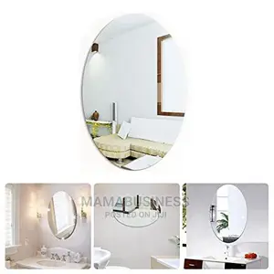 Oval Flexible Self Adhesive Mirror 40x60cm