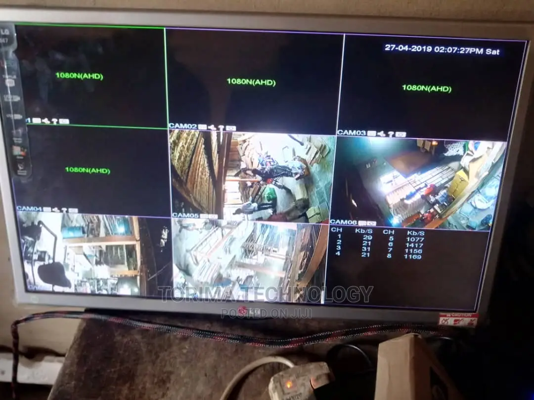Surveillance System With Eight Channels