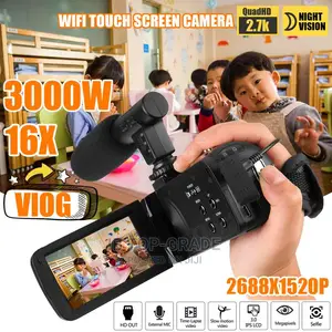 Free Delivery 2. Digital 3000W 16X Zoom Wifi Vlog Camera