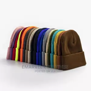 New Korean Wool Acrylic Knitted Caps Women Men Skullcap