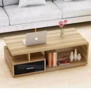 Brown Center Table With Drawer