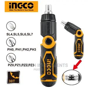 Ingco 13-in-1 Ratchet Screwdriver Set CR-V, Folding Handle