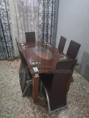 6 Seater Glass Dining Set