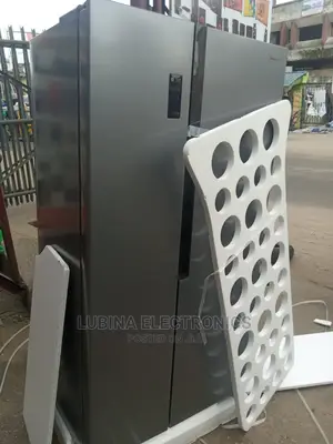 Brand New HISENSE(REF67WS)514L/Side by Side Fridge/Silver/