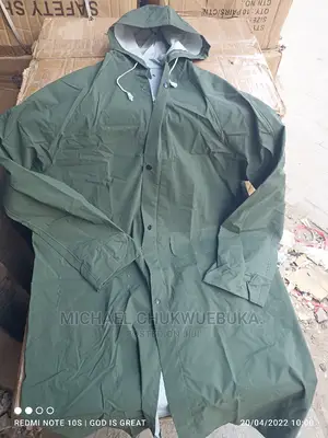 Green Rain Coat Gown
