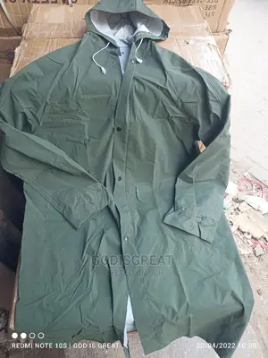 Green Rain Coat Gown