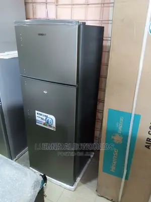 Band New BRUHM 200LITTER Double Door Fridge/External/Silver/