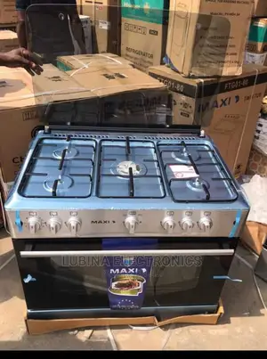 Brand New MAXI 5borner All Gas Standing Cooker/Stainless