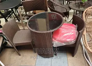 Rattan Balcony 2 Chairs With Table