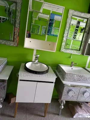 Single Basinmilk Wood Bathroom Cabinet