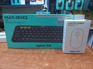 Logitech Multi-Device Logitech Pebble Mouse Combo