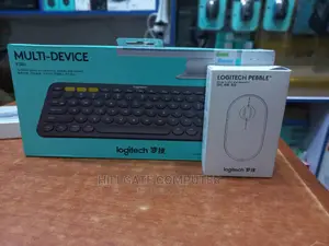 Logitech Multi-Device Logitech Pebble Mouse Combo