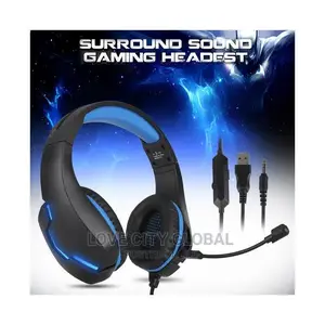 Gaming Headset Deep Bass Stereo Speaker Microphone LED LIGHT