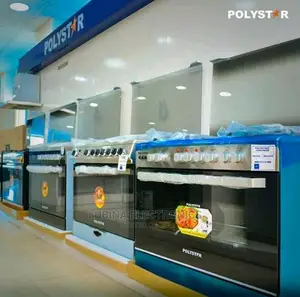 Brand New POLYESTER(4+2)Gas Cooker/Grill Oven/Silver Colour