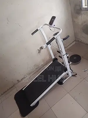 Manual Treadmill With Twister White and Black 512