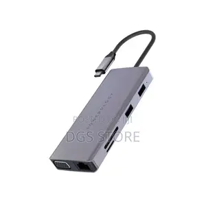Powerology 11in1usb C Hub Ethernet Hdmi VGA
