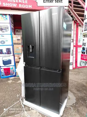 Brand New HISENSE Side By Side Fridge/External/Black Colour/