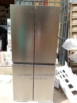 Brand New Hisense Side by Side 4doors Refrigerator/Silver/