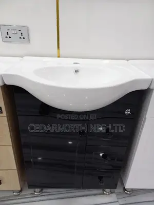 Black Cabinet Basin