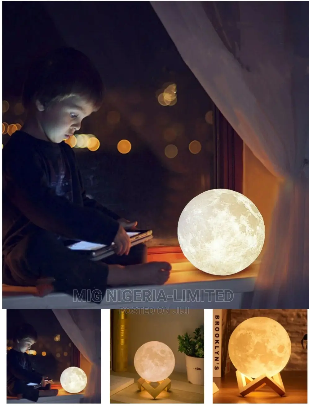 Epic 3D Moon Table Light