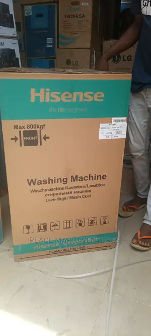 Hisense Automatic Washing Machine With 3years Warranty 8kg.