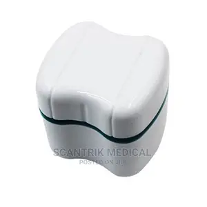 Plastic Denture Bath Box Cleaning Teeth