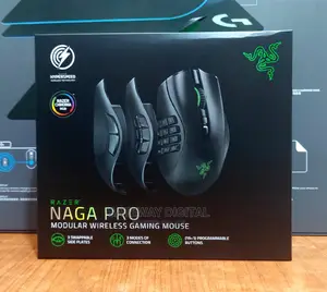 Razer Naga Pro Wireless Gaming Mouse-Black