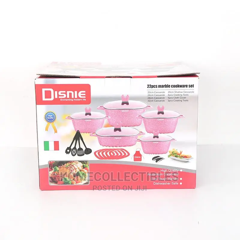 Disinie Cookware 22pcs Pot Set