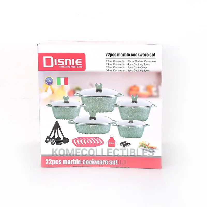 Disinie Cookware 22pcs Pot Set
