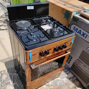 Brand New MAXI(60×60)WOODEN(3+1)3gas+1electric)Standing Gas)