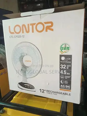 Lontor Recheable Table Fan