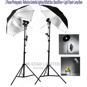 Photographic 2pcs Equipment Soft Light Studio Umbrella