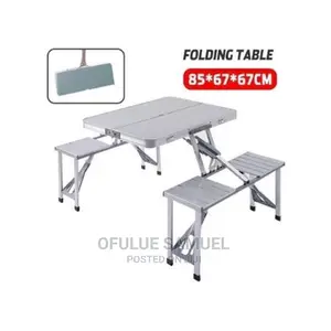 Aluminum Foldable Picnic Table and Chair