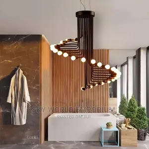 Wind Creative Spiral Chandelier