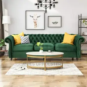 Modern 7 Seater Living Room Fabric Made Sofa Chair.