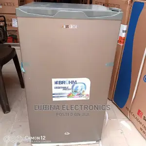 Brand New BRUHM Table Top Refrigerator/External/Silver Color