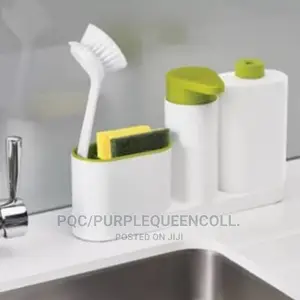 Kitchen Sink Caddy With Soap Dispenser