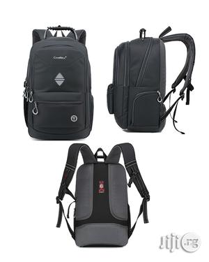 Coolbell 18.4 Inches Waterproof USB Laptop Backpack Blckgrey