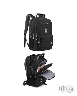 Coolbell 18.4 Inches Waterproof USB Laptop Backpack Blckgrey