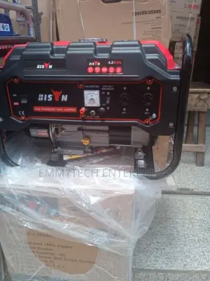 Bison Power Generator 3.5kva Red