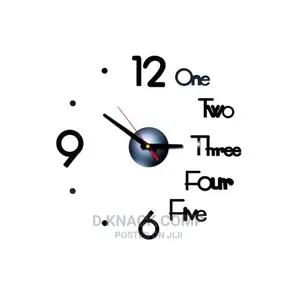 40-Cm Diy 3d Digital Wall Clock Mirror Surface Sticker