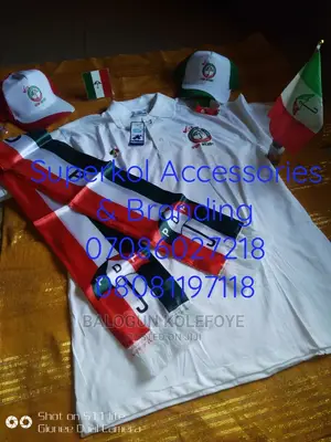 Campaign T-Shirt, Cap, Muffler, Flag, Lapel Pin E.T.C