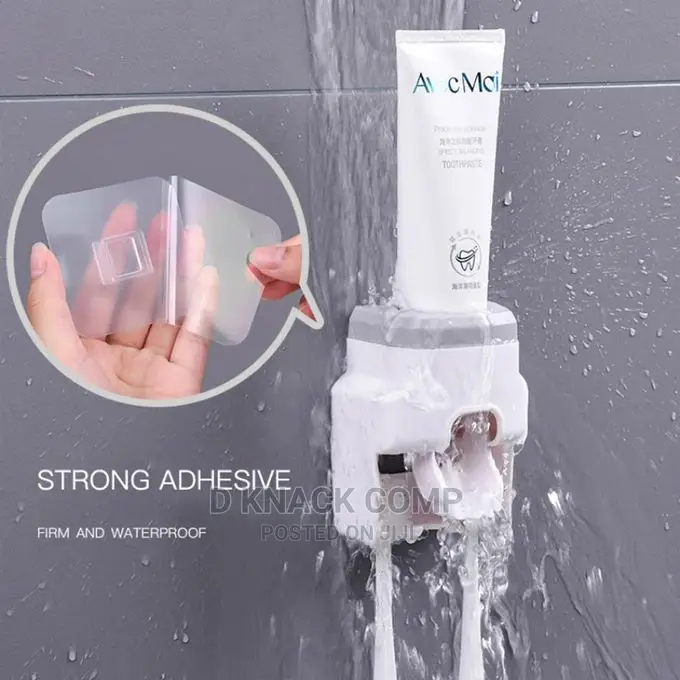 Toothbrush Holder and Automatic Toothpaste Dispenser