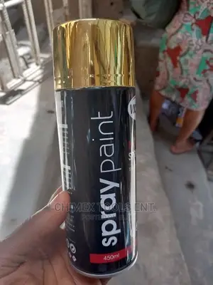 Hand Spray Paint Gold Color